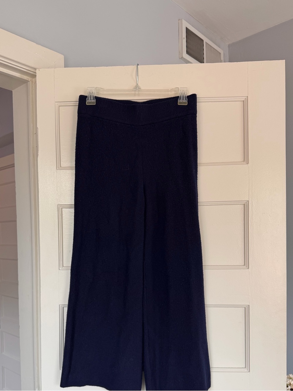 Wide-Leg Knit Pants
